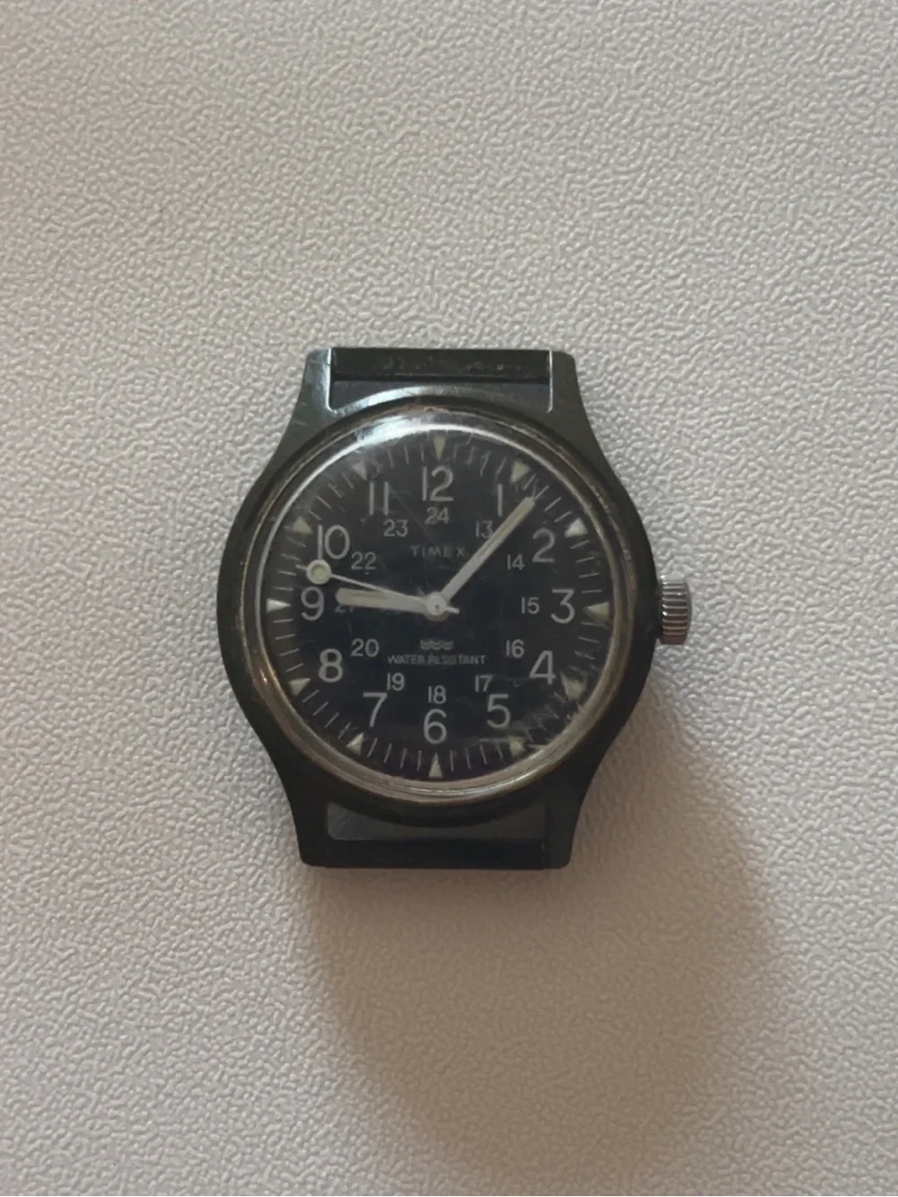 Vintage 1980s TIMEX Mens Camper Military “MacGyver” Mechanical Field Wristwatch